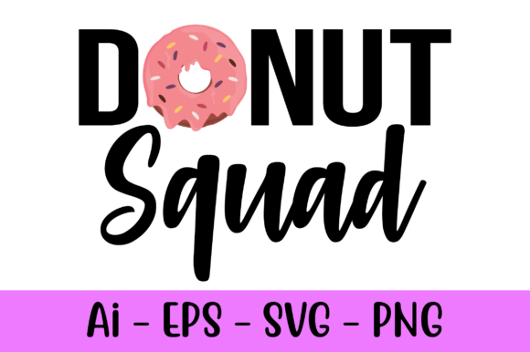 Donut Squad Svg: A Designer's Stitch Test